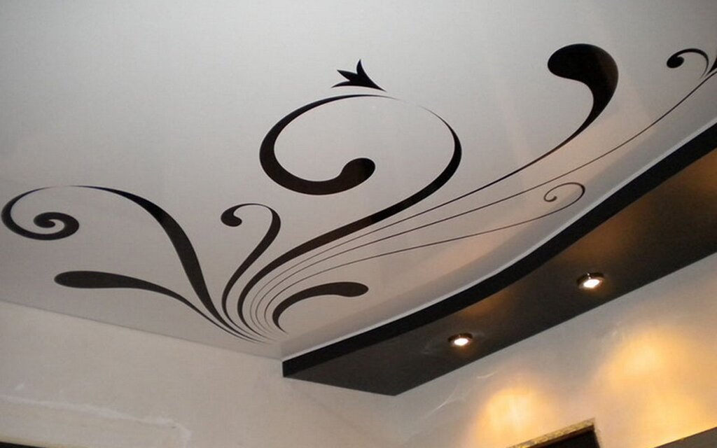 Elements of a stretch ceiling