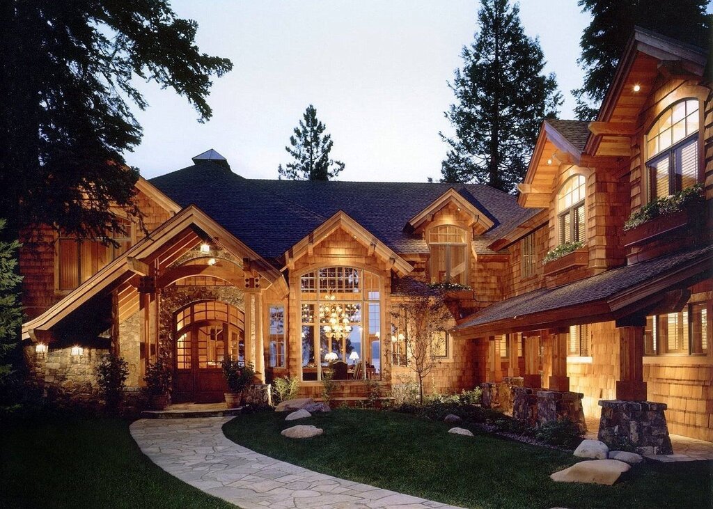 Luxury wooden houses