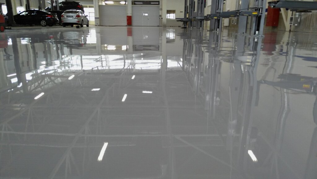 Epoxy self-leveling floor Leroy