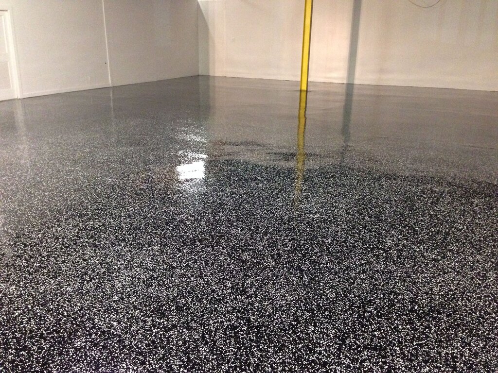 Epoxy two-component floor coating