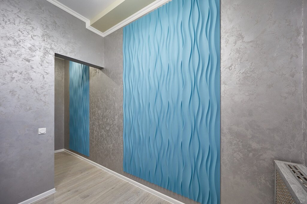 Textured wall finish