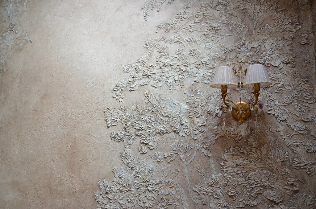 Textured Venetian plaster