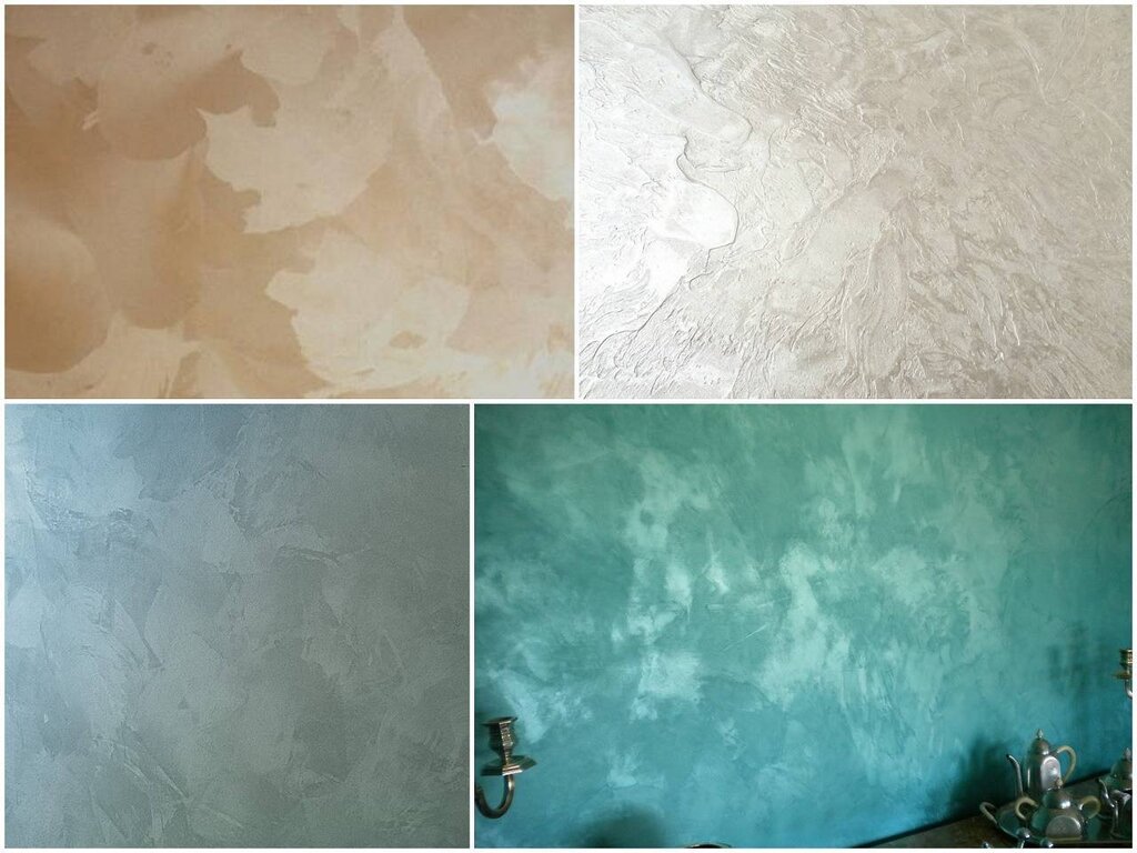 Textured wall paints with effects