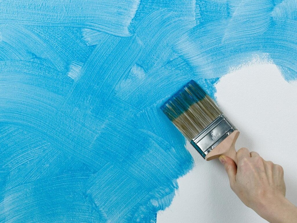 Textured wall painting