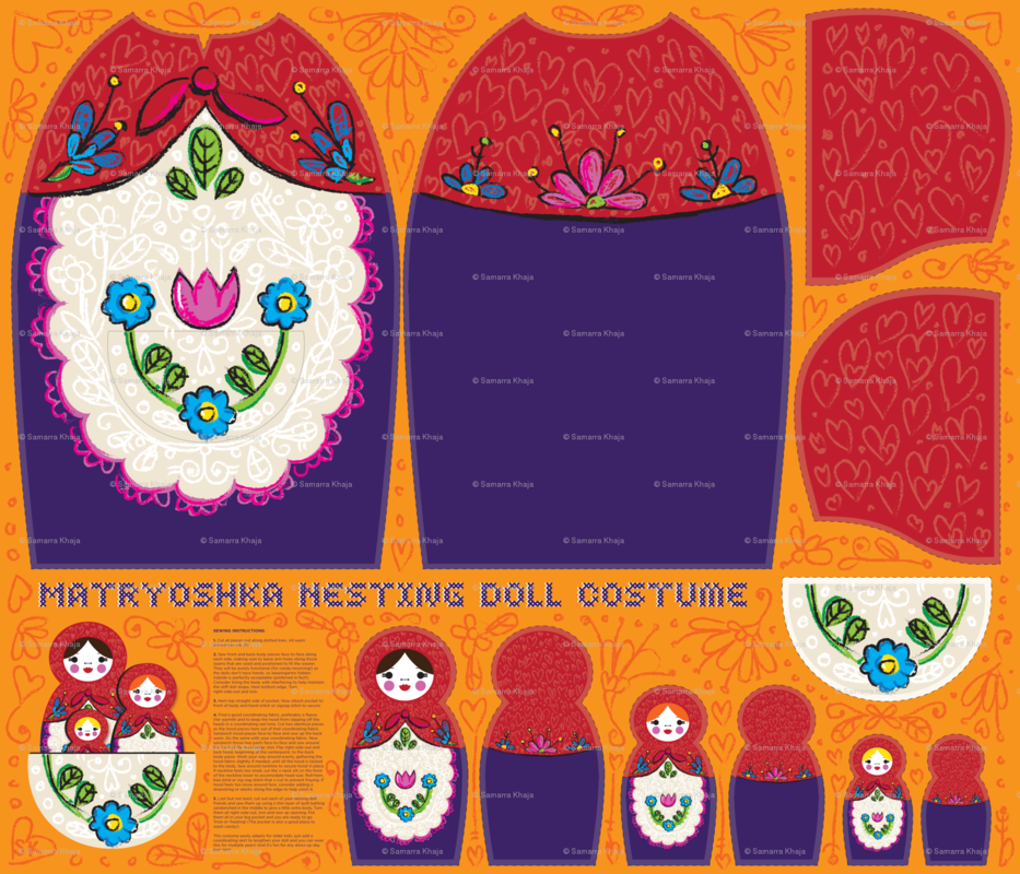 Matryoshka apron