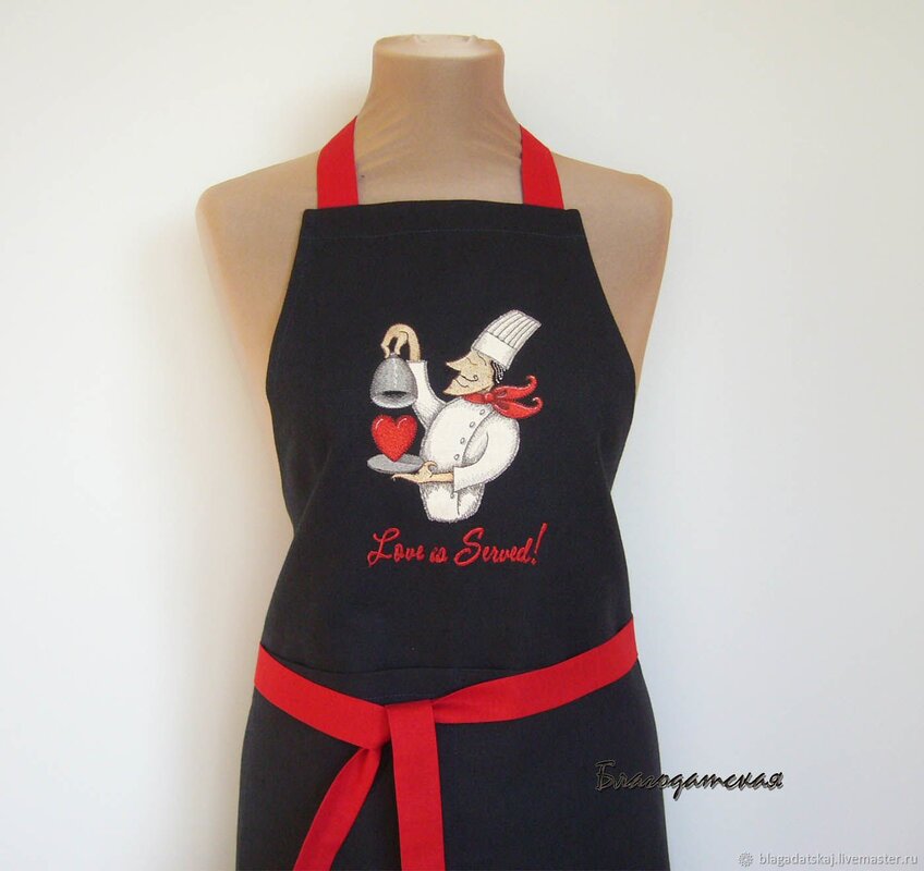 Apron with embroidery 18 фото