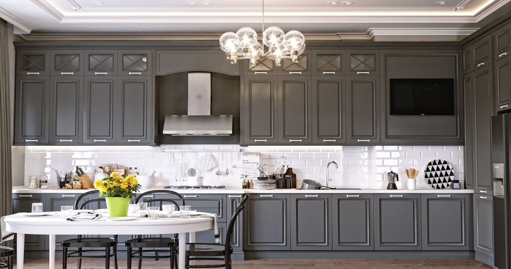 Neoclassical facades for the kitchen