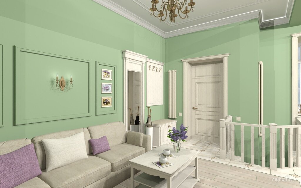 Pistachio wall paint