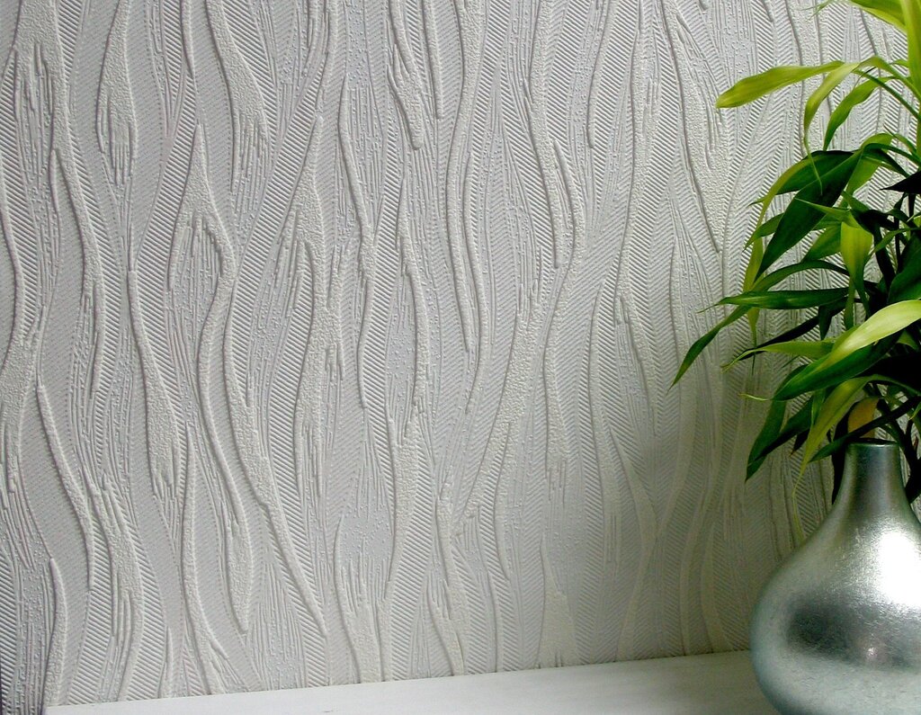 Non-woven wallpaper for painting