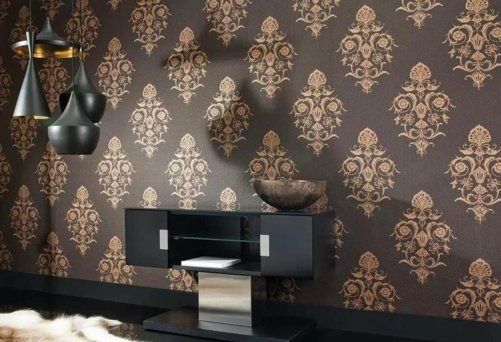 Non-woven silk-screen wallpaper