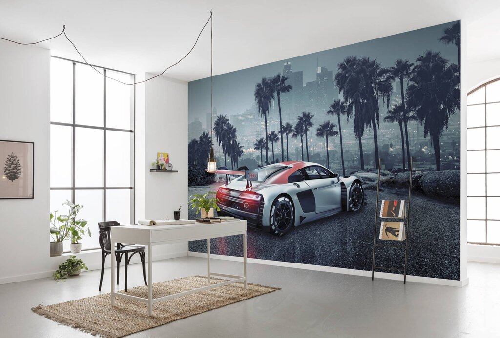 Wall murals with cars