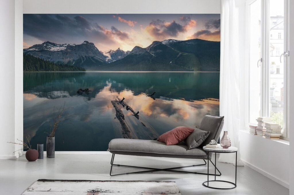 Photo wallpaper mountains in the interior