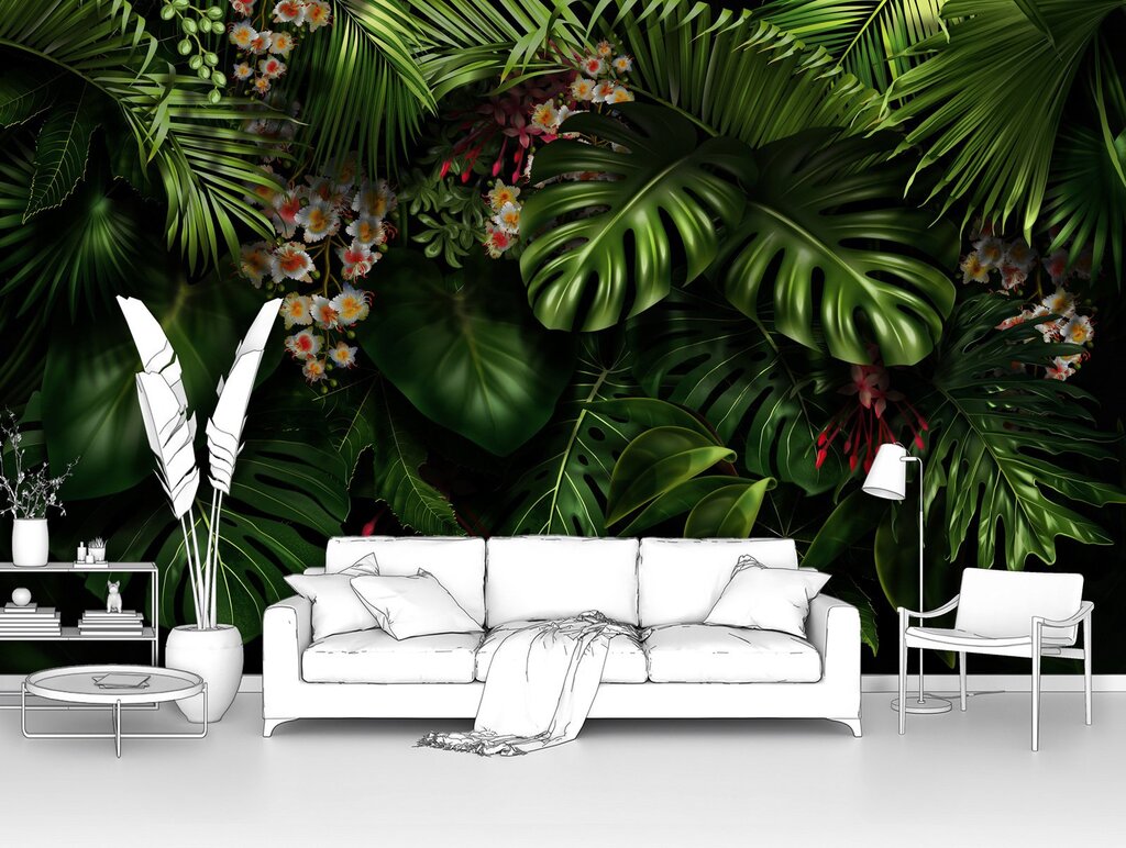 Photo wallpaper monstera