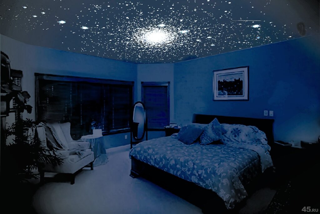 Wall murals on the ceiling starry sky 28 фото