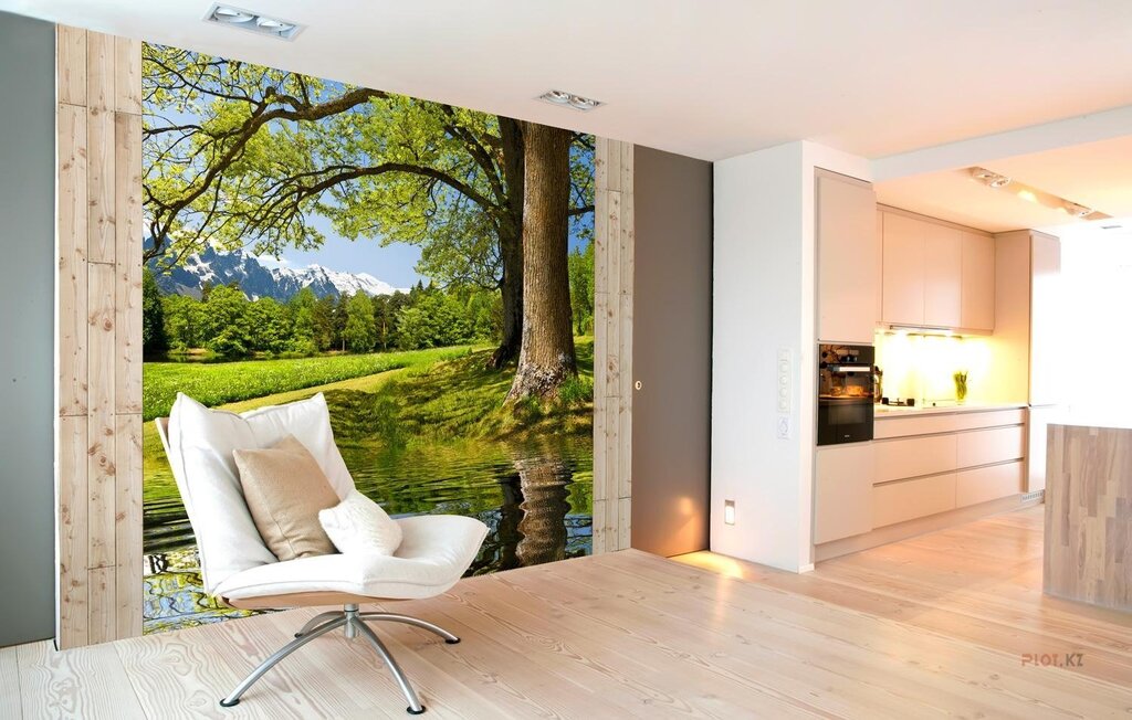 Photo wallpaper with nature landscapes for the wall