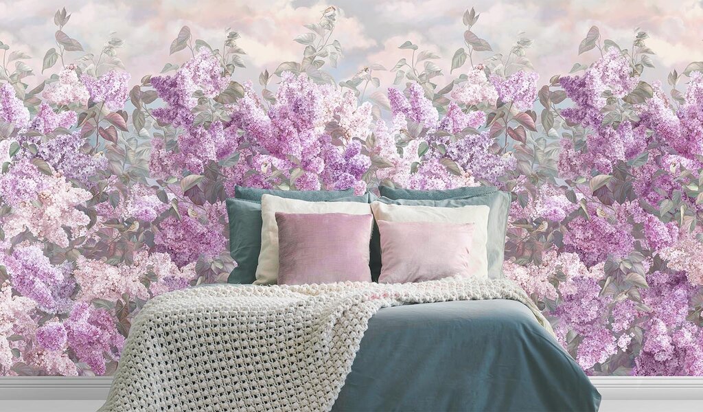 Photo wallpaper lilac