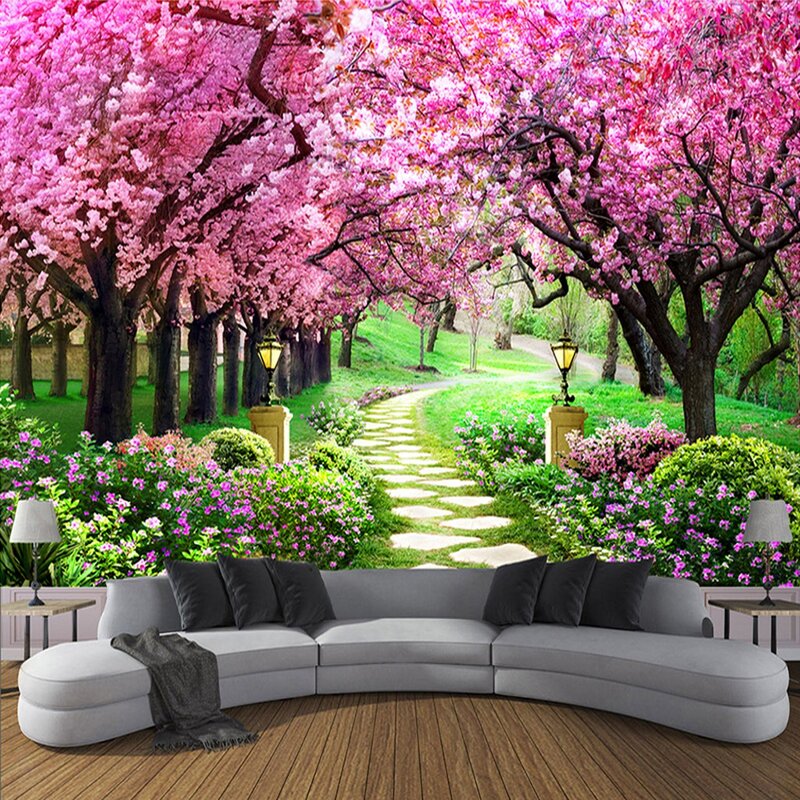 Photo Wallpaper Blooming Sakura