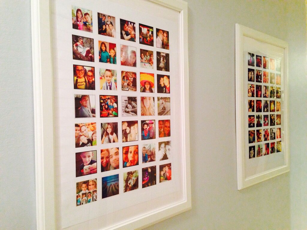 Photo frame ideas for the wall