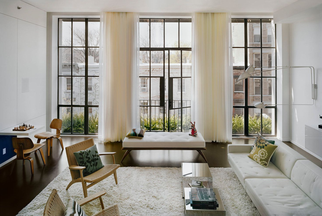 French floor-to-ceiling windows