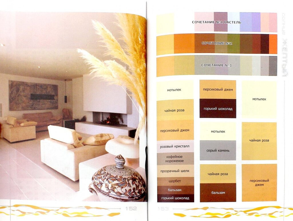 Color palette for the interior