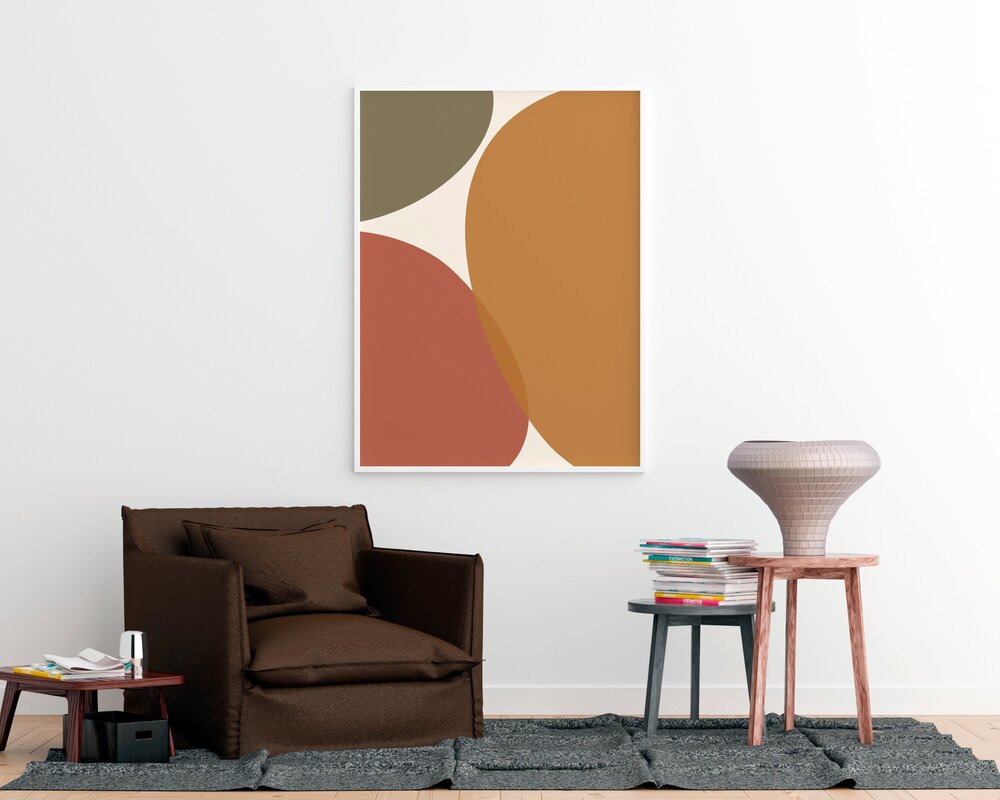 Geometric paintings for the interior