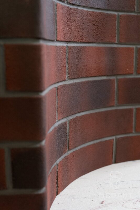 Flexible brick for interior decoration