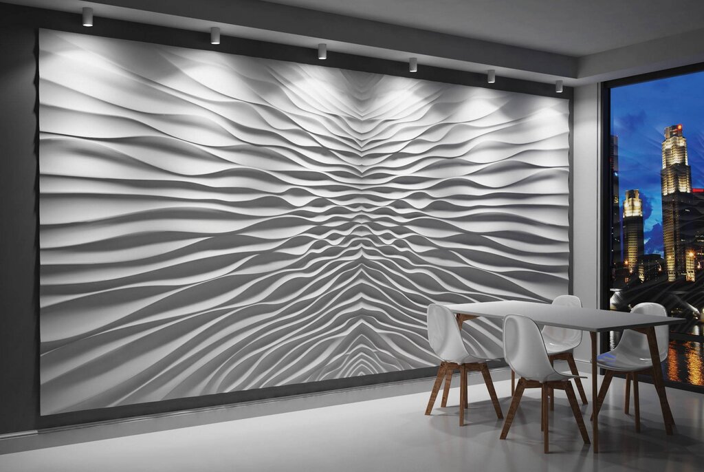 Gypsum wall panels in interior design