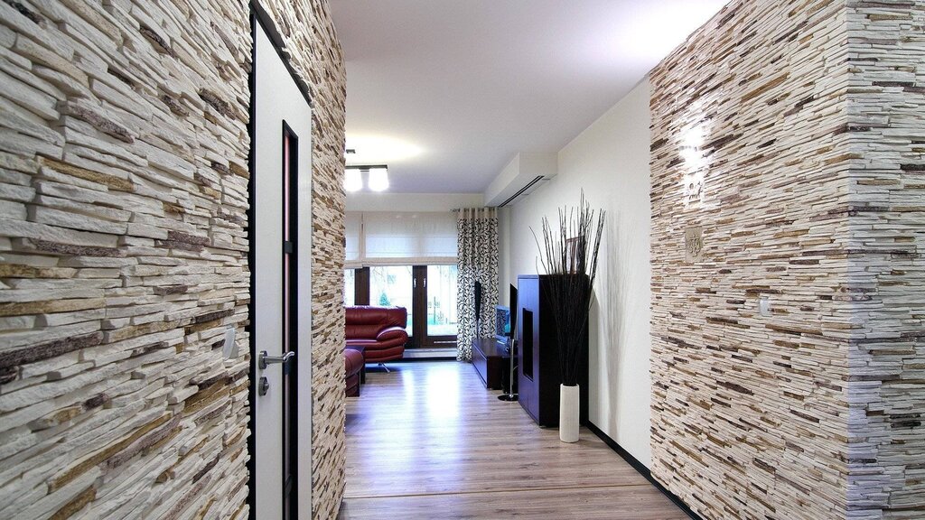 Gypsum brick for interior decoration