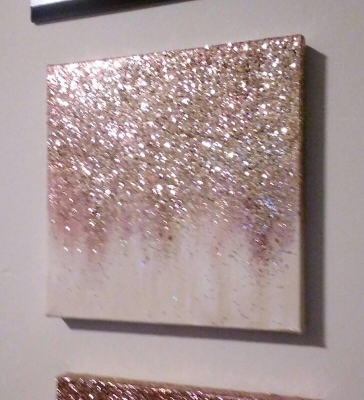 Glitter for decorative plaster