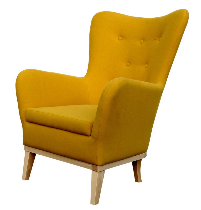 Mustard armchair Ikea