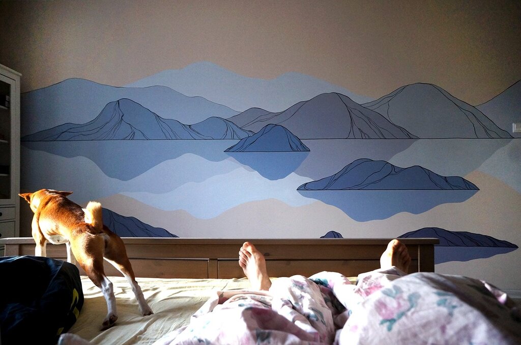 Mountains on the wall