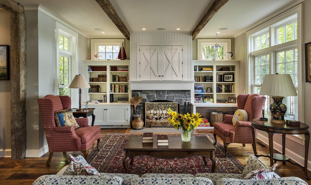 The living room in a country house