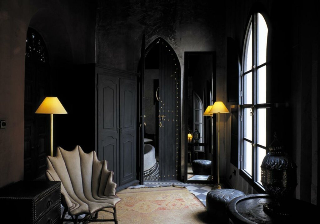 Living room in Gothic style