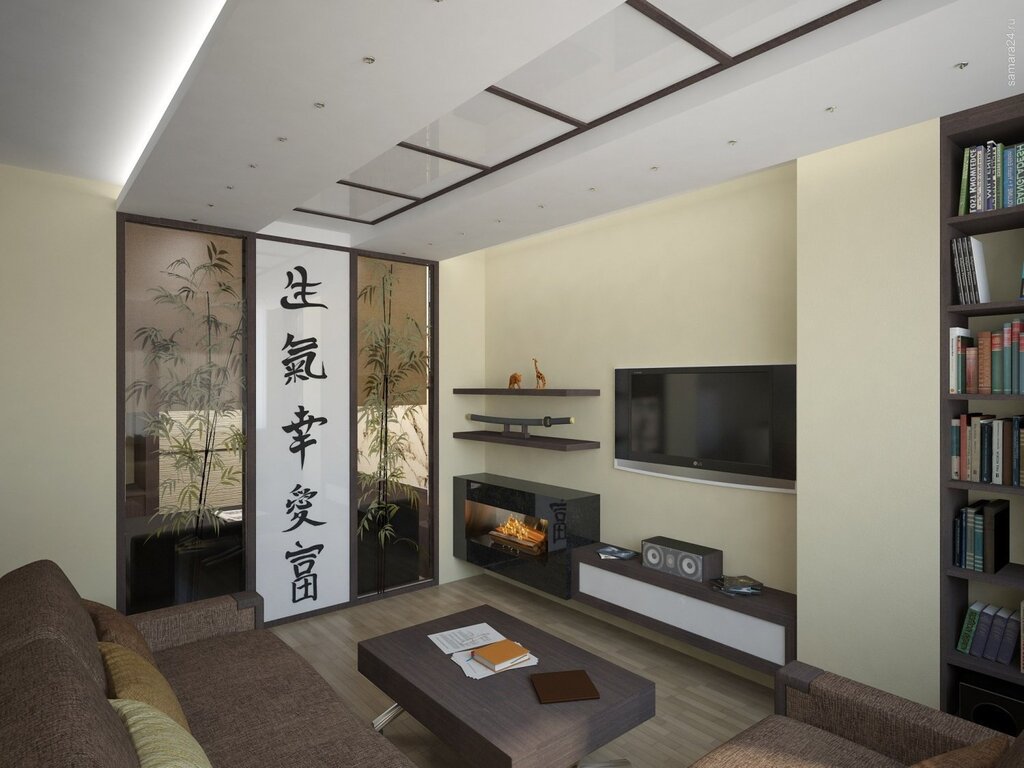 The living room in Japanese style