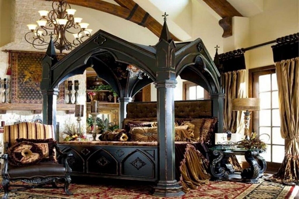 Gothic style in modern interior