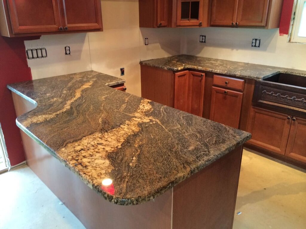 Granite countertop for the kitchen