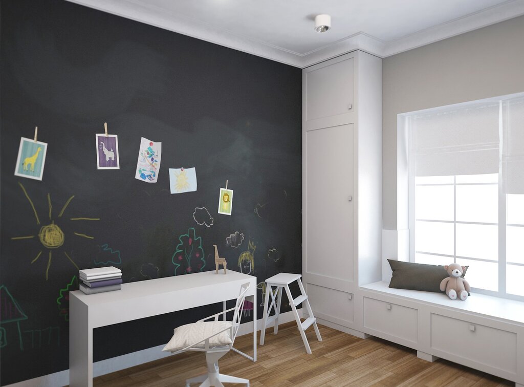 Chalkboard paint for walls