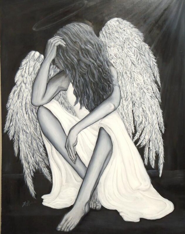 Sad angel pictures