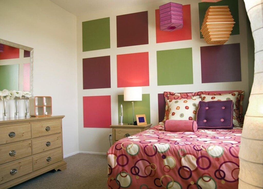 Ideas for painting walls in a children's room 39 фото