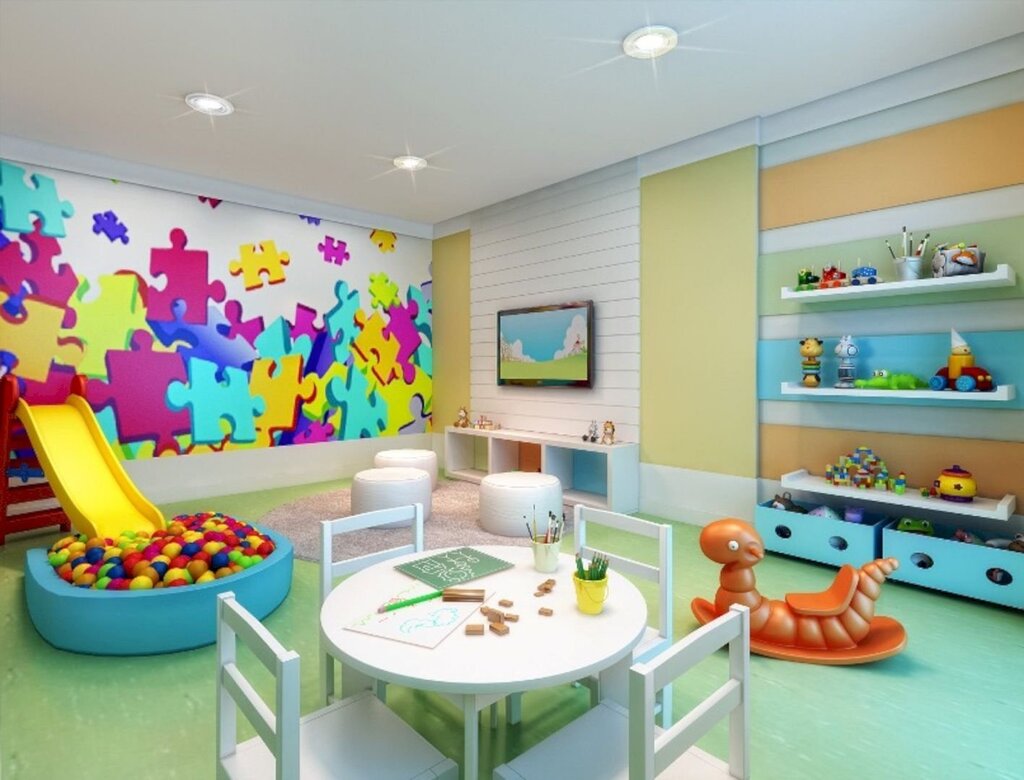 Playroom in the kindergarten