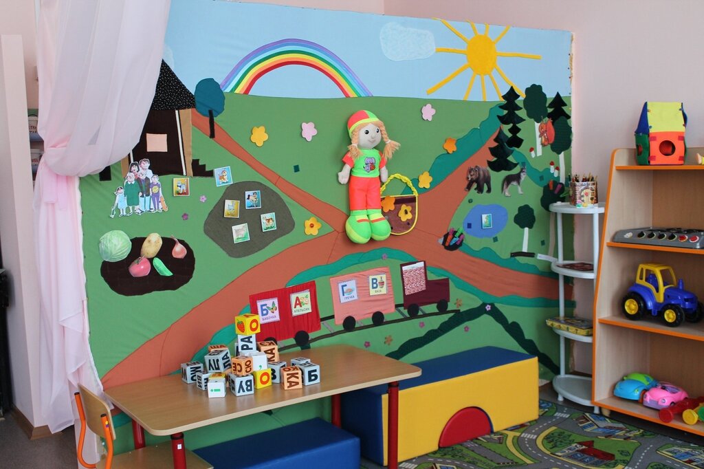 Play corner in the kindergarten