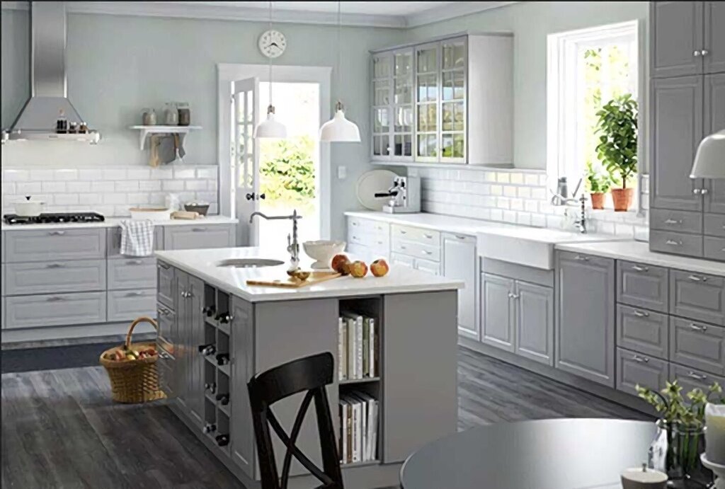 Ikea fronts Bodbyn gray