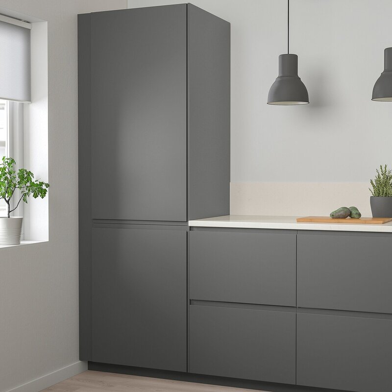 IKEA kitchen METOD VOXTORP dark gray