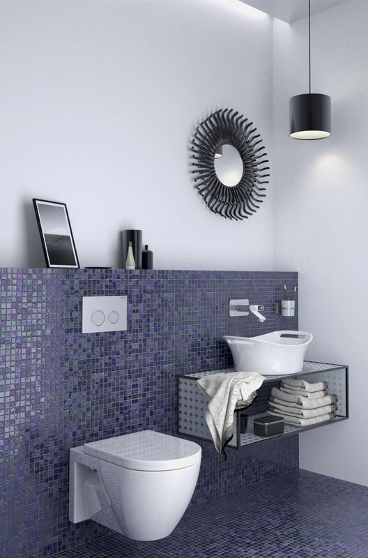 Installation in the bathroom interior