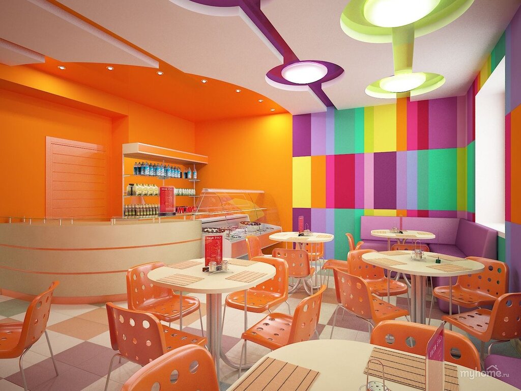 The interior of a children's cafe