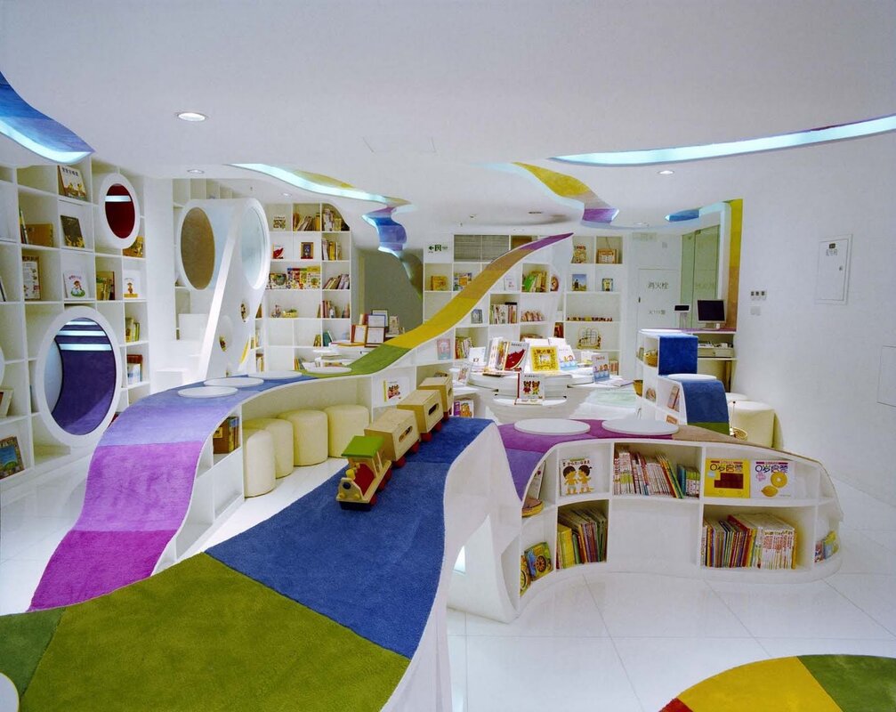 Children's library interior