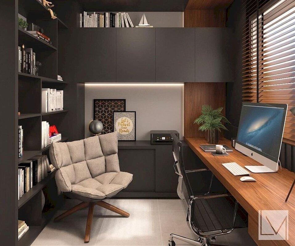 Home office interior 37 фото