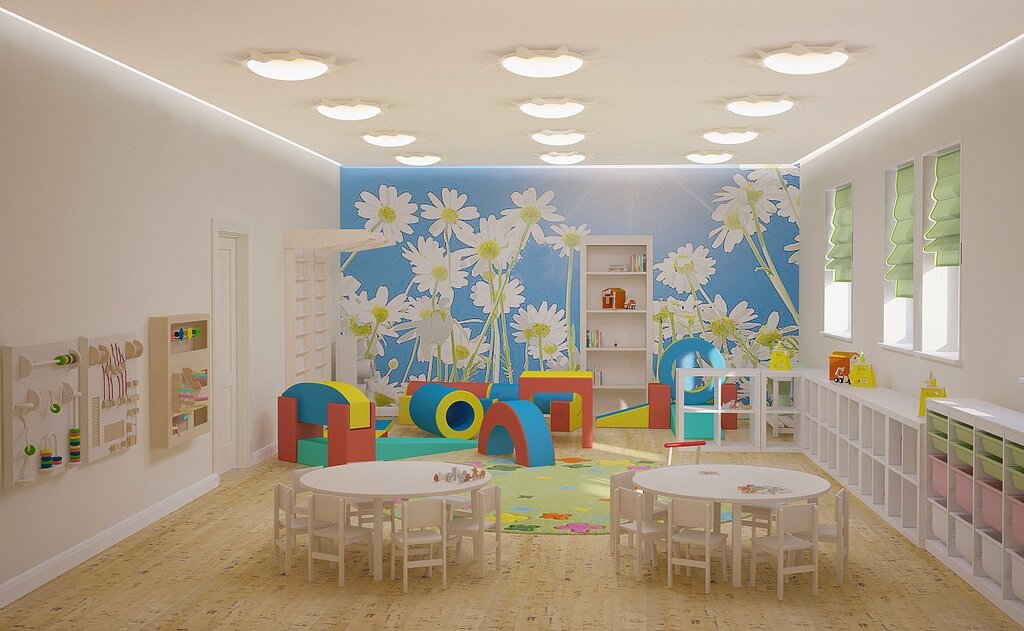 The interior of the group in the kindergarten