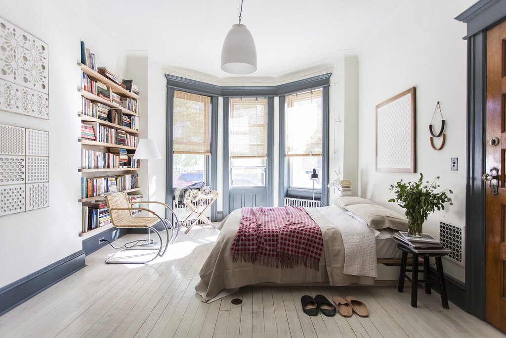 Interior of a room with a window