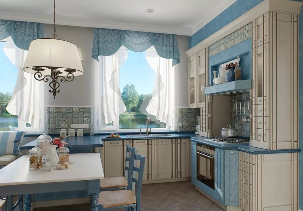 Kitchen window interior